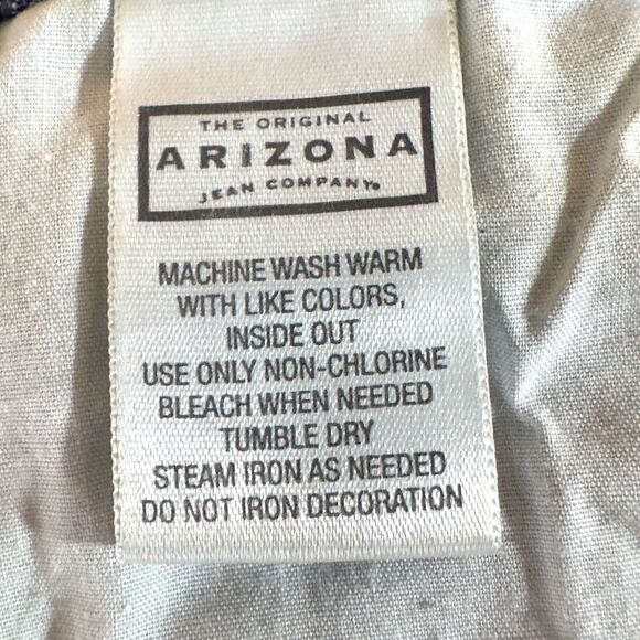 Arizona Jeans Skirt Juniors Size 1 Denim Mini Skirt Retro 90s Y2K Braided‎ - Picture 9 of 10